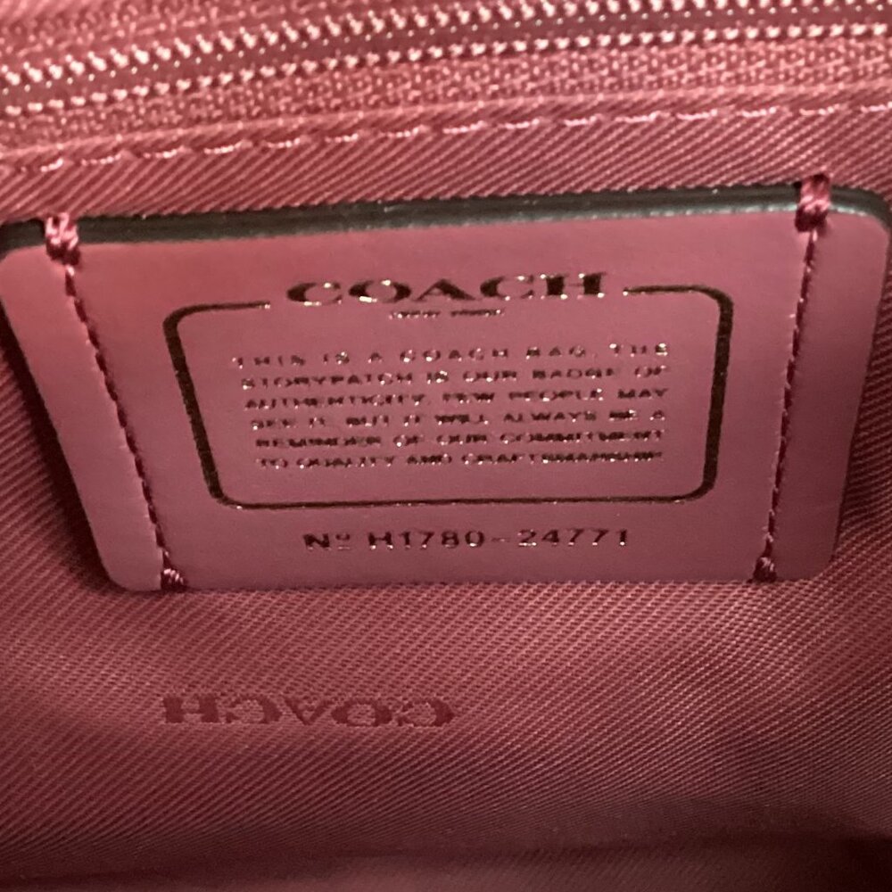 NWT Coach Turnlock Hobo | LI Rouge Red 24771 | Boutique - PRICE FIRM - Picture 7 of 9